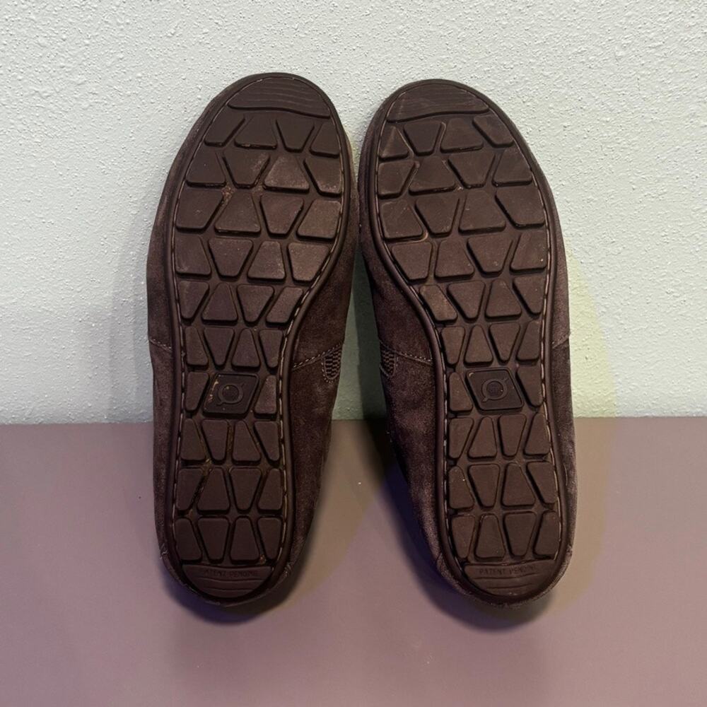 Born Women's Gray Suede Driving Moc Loafers Round Toe Slip On Flats Size 7.5 - Picture 10 of 10